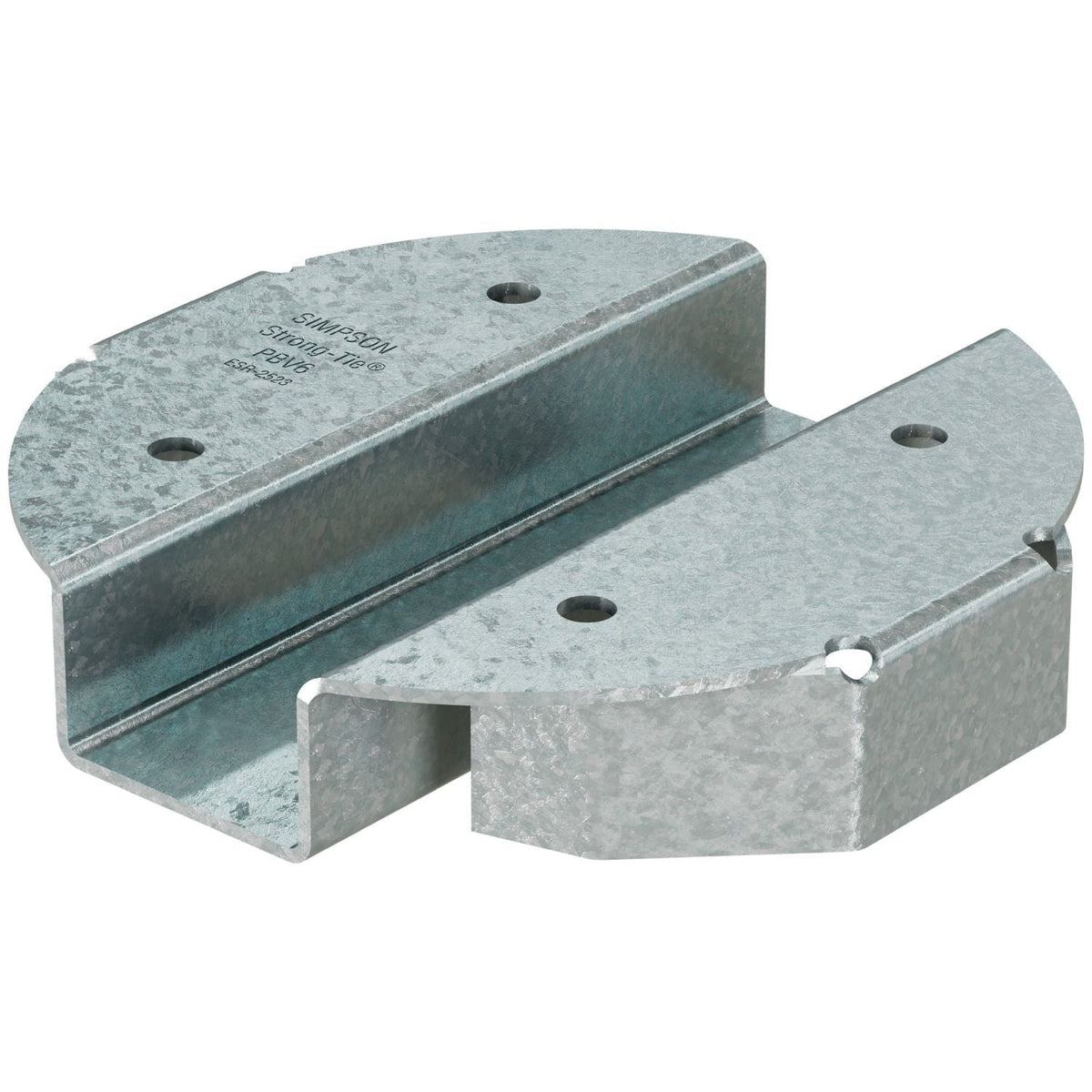 Simpson Strong-Tie PBV6 PBV 6-in. Hidden Standoff Post Base for Viga Post