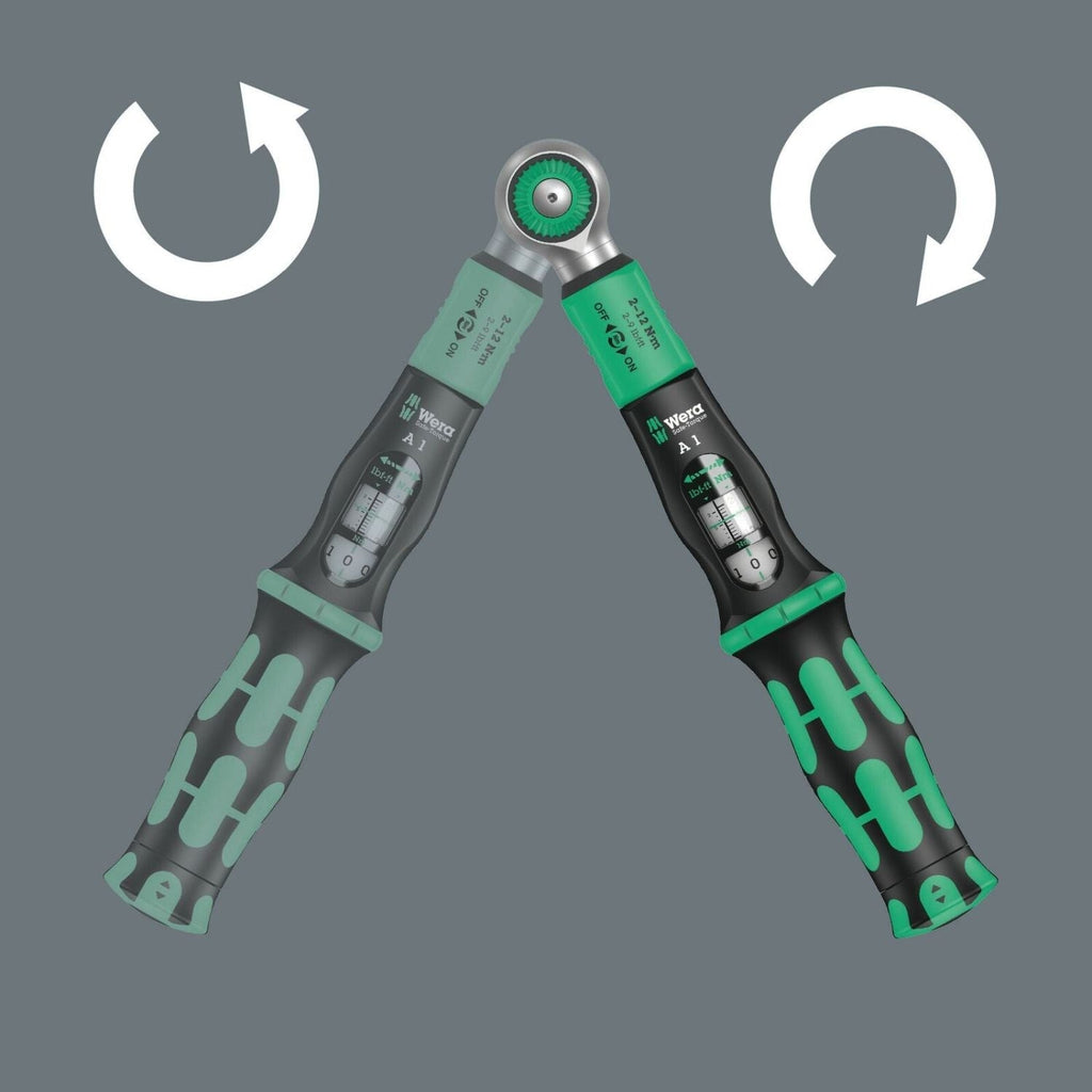 Wera Safe-Torque A 1 Set 1, 1/4-in. Square Head Drive, 2-12 Nm, 10-Pieces