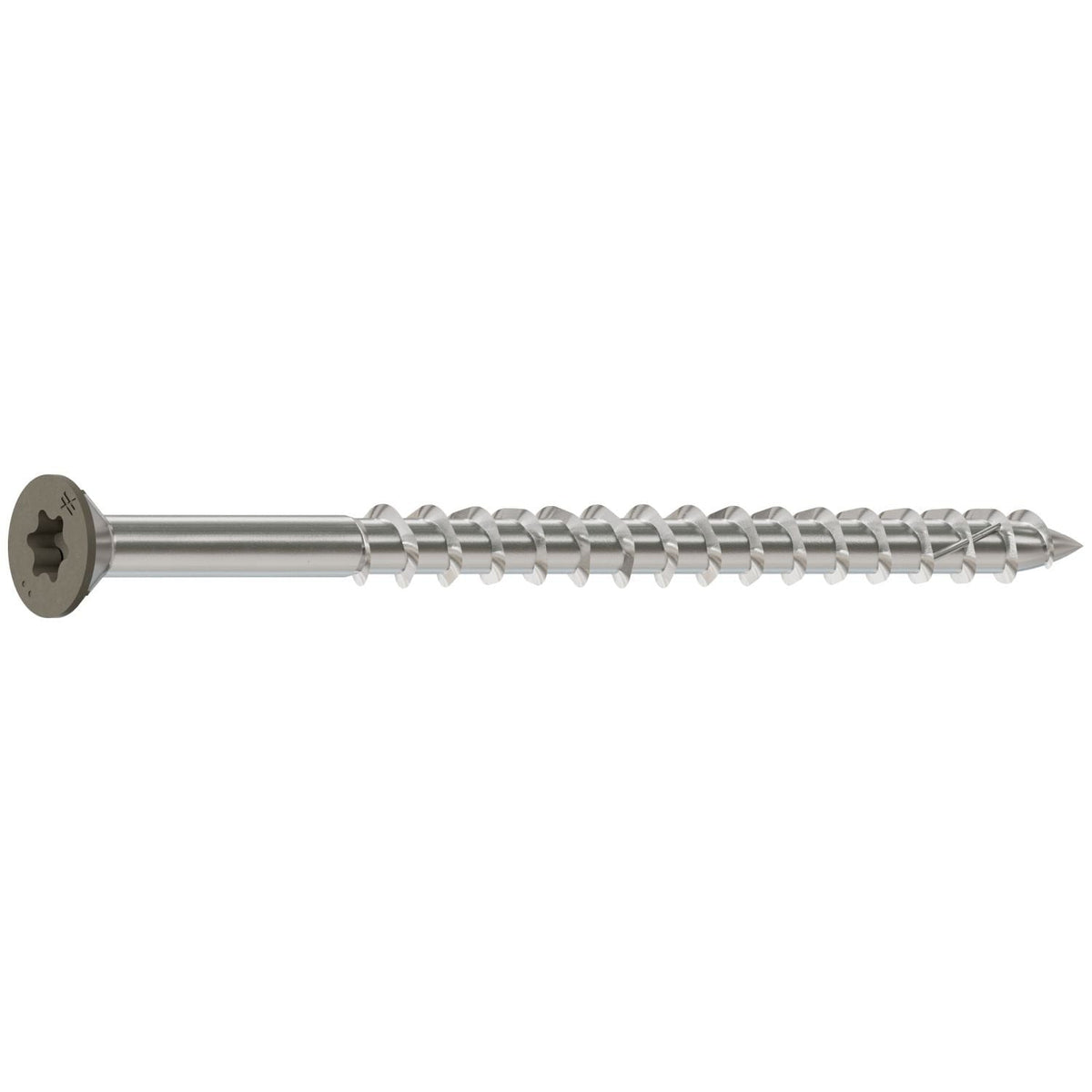Simpson Strong-Tie S10300WPBGR Deck-Drive DWP WOOD SS Screw, #10 x 3-in. T-25, Flat Head, Type 305, Gray, 1750-Pack