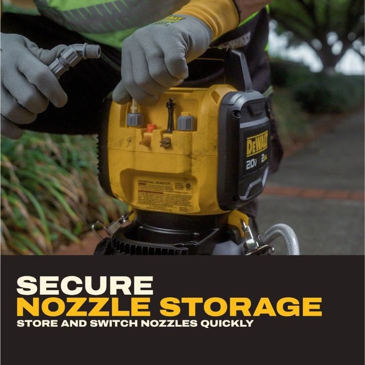 DeWALT 2‐Gallon 20V MAX Compressed Air Sprayer w/ 3.5Ah POWERSTACK Battery & Charger Starter Kit