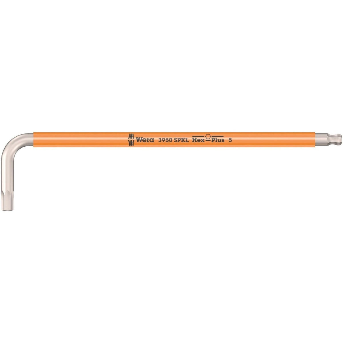 Wera 3950 Spkl Multicolour L-Key, Metric, Stainless, 5x154-mm.