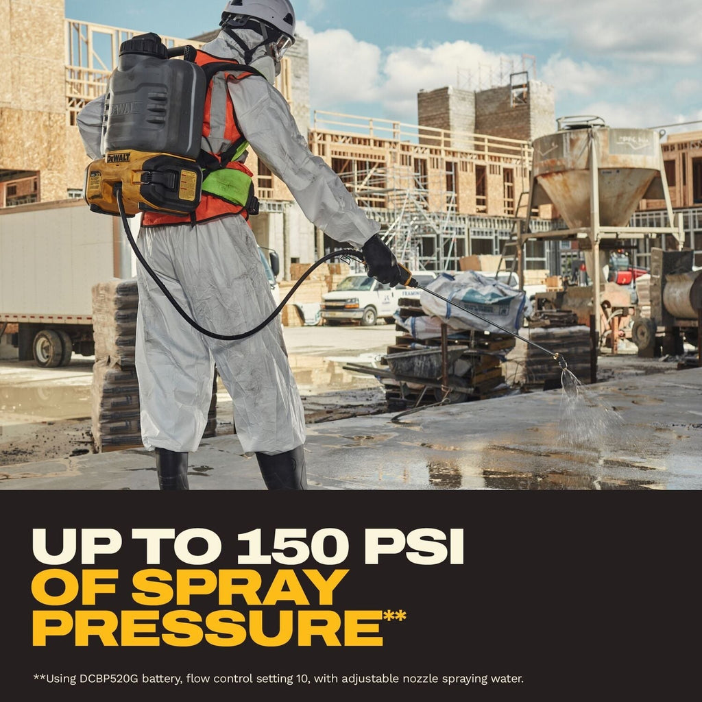 DeWALT DCCS1100GH1 20V MAX XR Concrete Chemical Sprayer 5.0Ah Kit