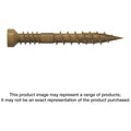 Simpson Strong-Tie FT07114R100 Finish Trim Screw, #7 x 1-1/4-in. T10, Trim-Head, Quik Guard, Tan, 100-Pack