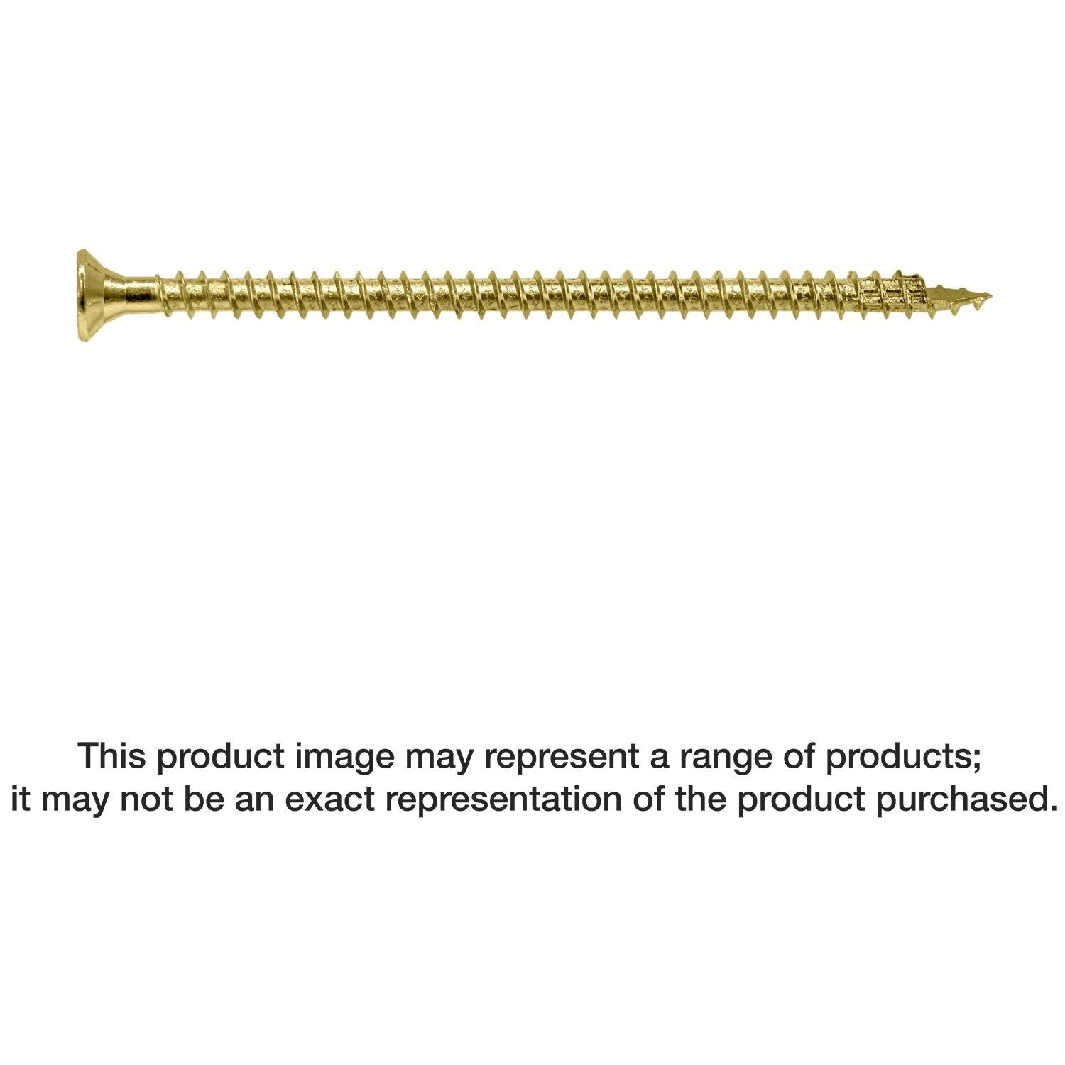 Simpson Strong-Tie SDCF22614 Strong-Drive SDCF TIMBER-CF Screw, 0.315-in. x 6-1/4-in. T40, Yellow Zinc, 250-Pack