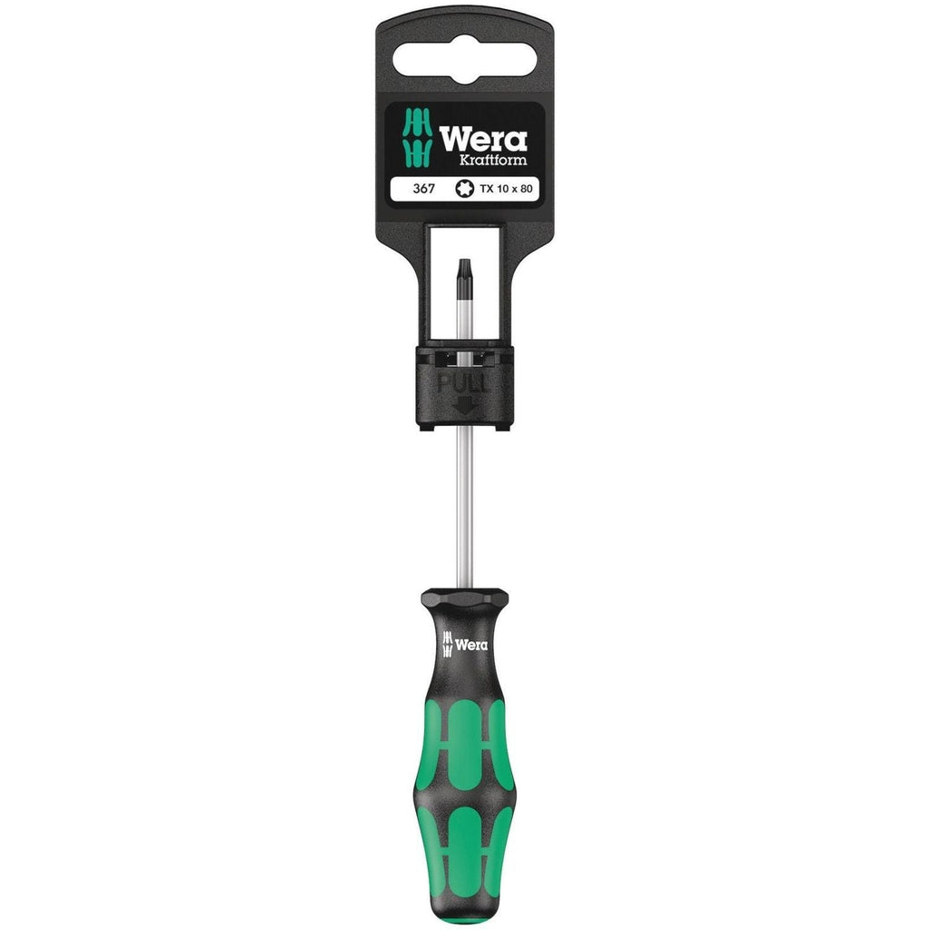 Wera 367 SB Screwdriver For Torx Screws, Torx 10x80-mm.