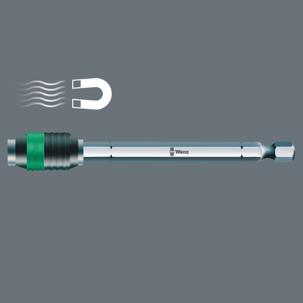 Wera 889/4 R Rapidaptor Universal Bit Holder, 1/4-in.x100-mm.