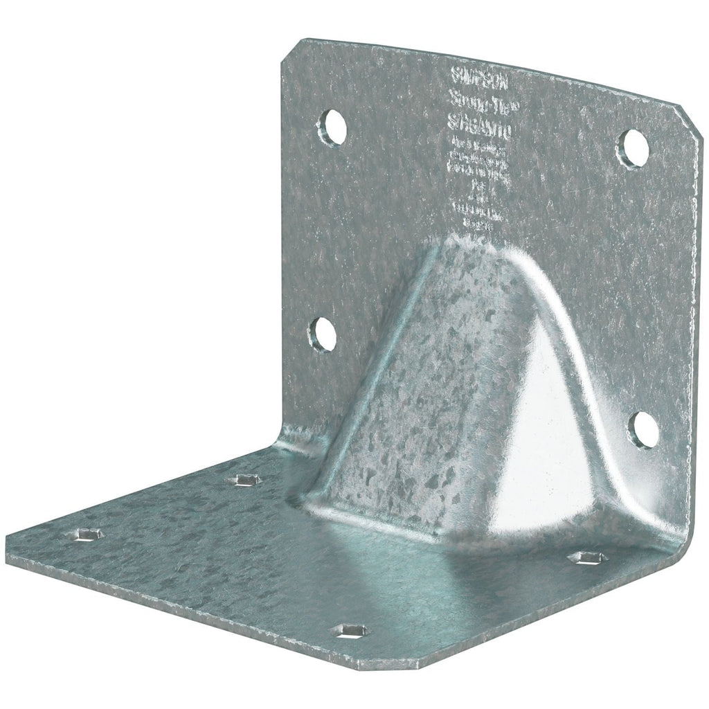 Simpson Strong-Tie Hurricane Gusset Angle for Masonry with Screws, 10-Pack (S/HGAM10KT)