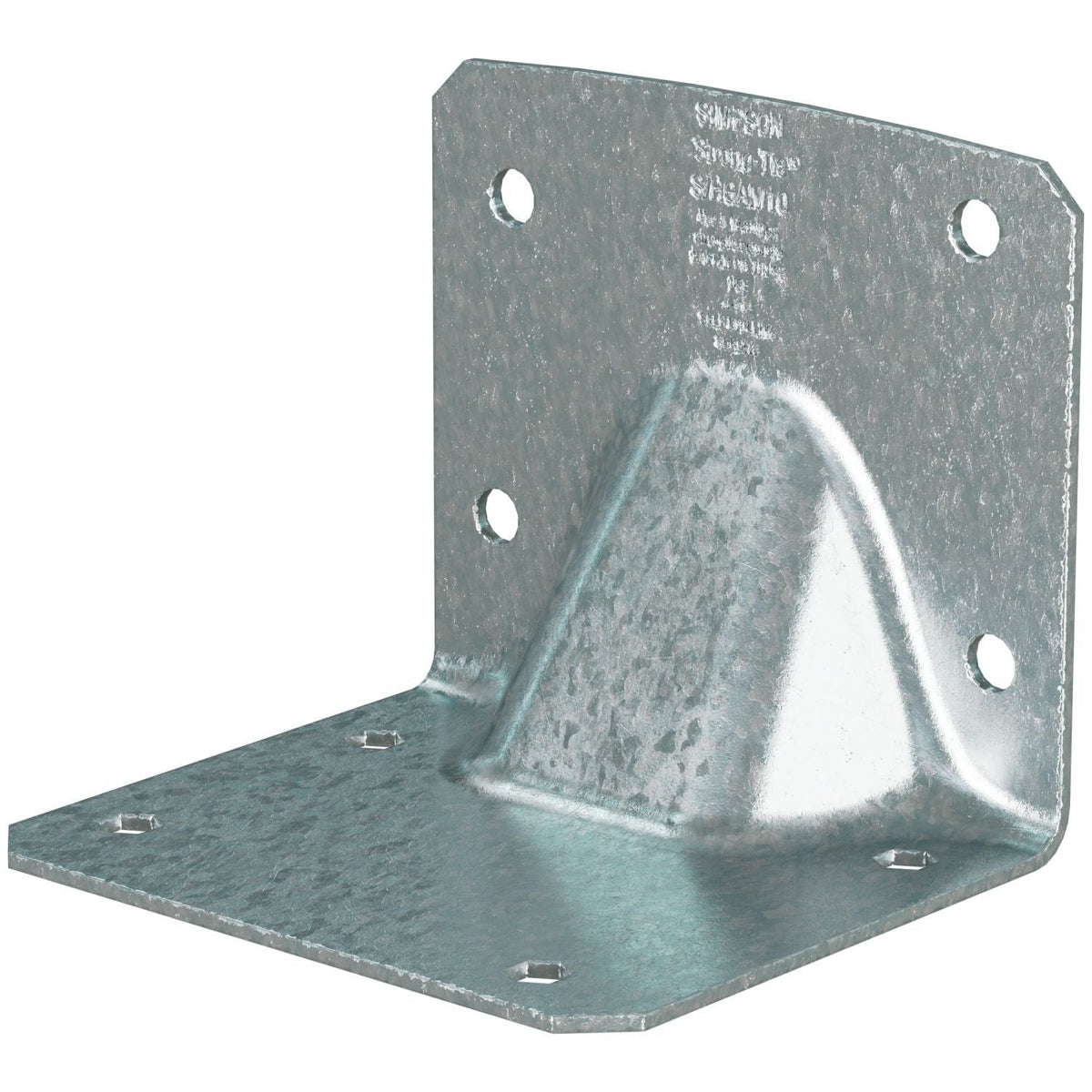 Simpson Strong-Tie Hurricane Gusset Angle for Masonry with Screws, 10-Pack (S/HGAM10KT)