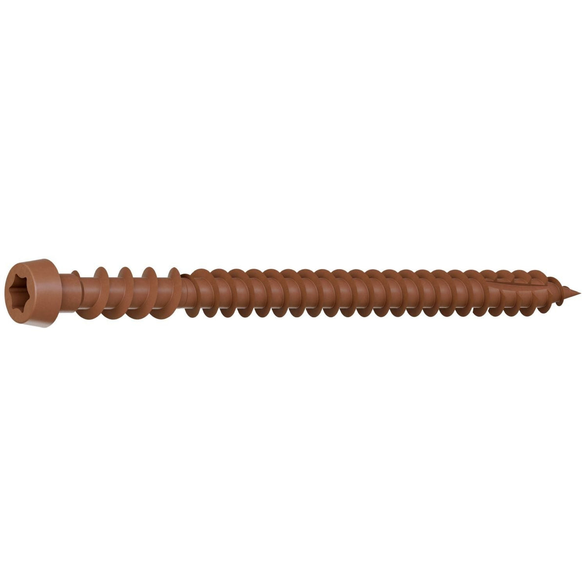 Simpson Strong-Tie DCU234SRD Deck-Drive DCU COMPOSITE Screw (Collated), #10 x 2-3/4-in. Quik Guard Red, 1000-Pack