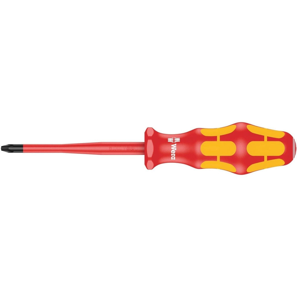 Wera 162 Is Ph VDE Insulated Screwdriver With Reduced Blade Diameter For Phillips Screws, Ph 1x80-mm.