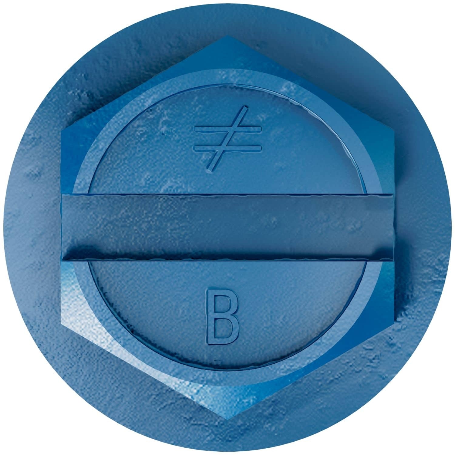 Simpson Strong-Tie TNT18214H Titen Turbo, 3/16-in. x 2-1/4-in. Hex-Head Concrete and Masonry Screw, Blue, 100-Pack