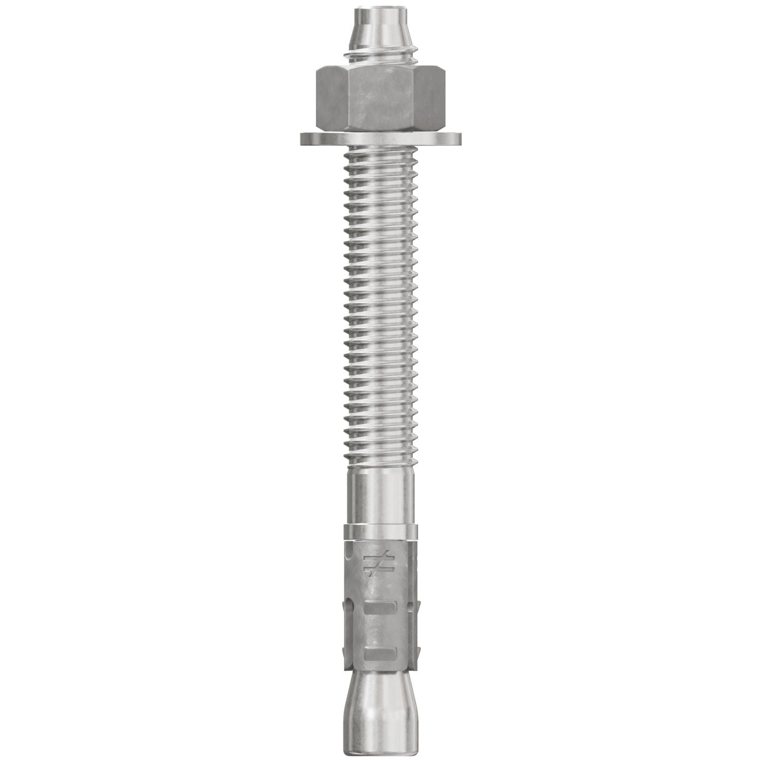 Simpson Strong-Tie STB2-37334S6F50 Strong-Bolt 2, 3/8-in. x 3-3/4-in. Type 316 Stainless-Steel Wedge Anchor, Fully Assembled, 50-Pack