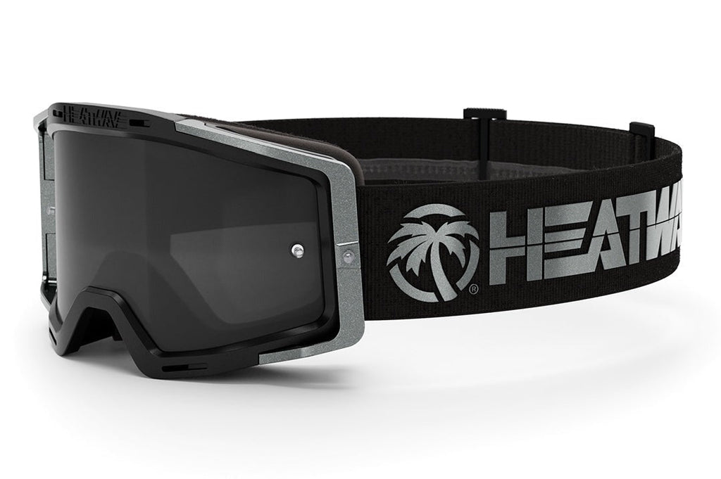 Heat Wave BILLBOARD GT Silver MXG-250 Moto Goggle