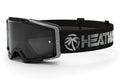 Heat Wave BILLBOARD GT Silver MXG-250 Moto Goggle