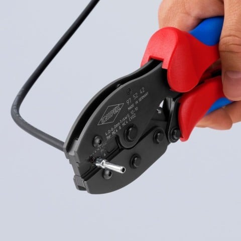 Knipex 8-1/2-in. PreciForce Crimping Pliers for MC4/MC4 Evo 2 (97 52 42)