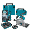 Makita 40V max XGT Brushless 6-1/2" AWS Plunge Track Saw + Bluetooth Radio 4.0Ah Kit