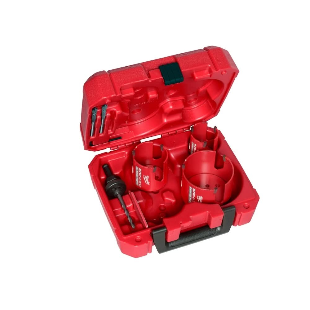 Milwaukee 49-56-9280 7-Piece BIG HAWG with Carbide Teeth Kit