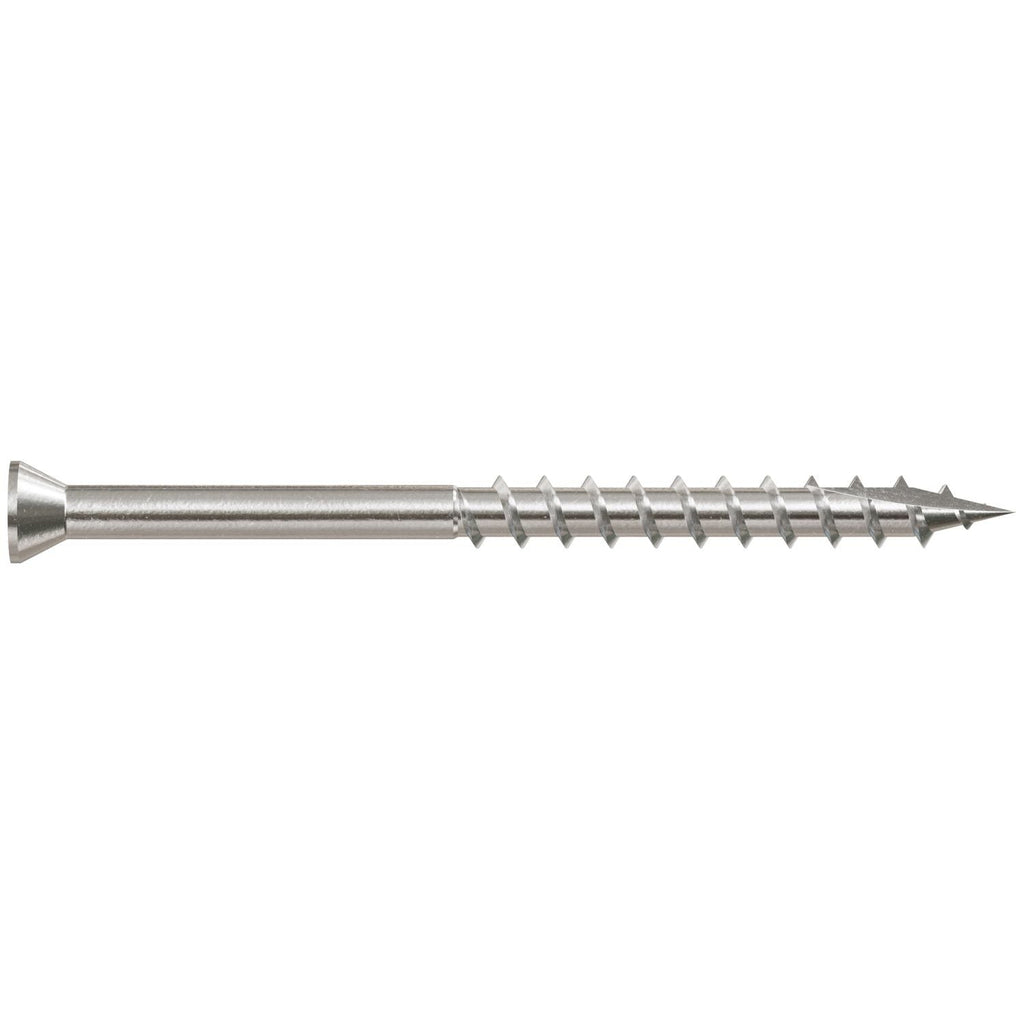 Simpson Strong-Tie T07225FTB Trim-Head Screw, 6-Lobe Drive, #7 x 2-1/4-in. T-15 Type 316, 3000-Pack