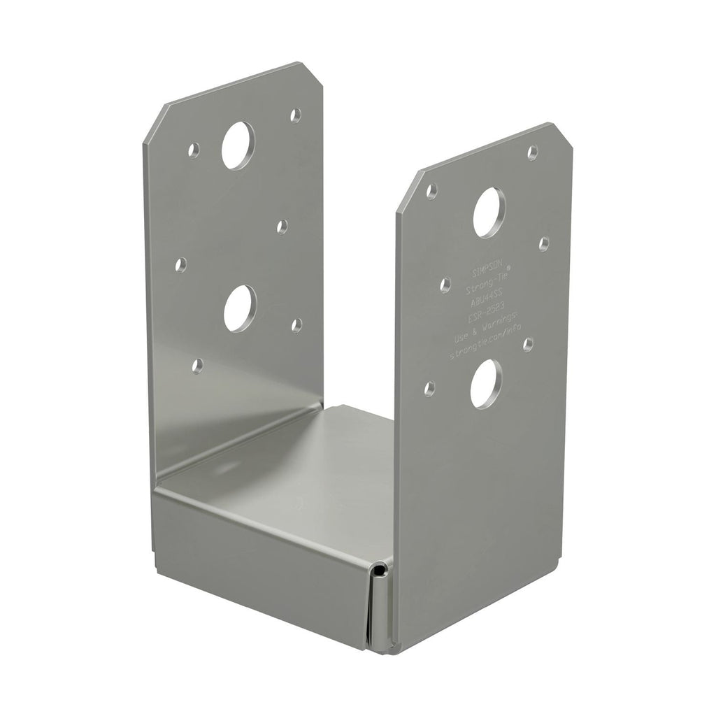 Simpson Strong-Tie Stainless-Steel Adjustable Post Base for 4x4 (ABU44SS)