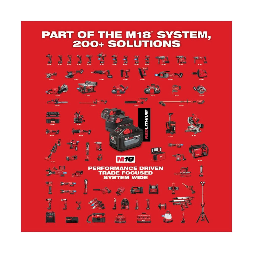Milwaukee 2817A-21 M18 Drum Machine with 3/8-in Cable 4.0 Ah Kit