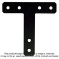 Simpson Strong-Tie 1212HTPC HTPC 12-in. x 12-in. 7-Gauge Black Powder-Coated Ornamental T Strap