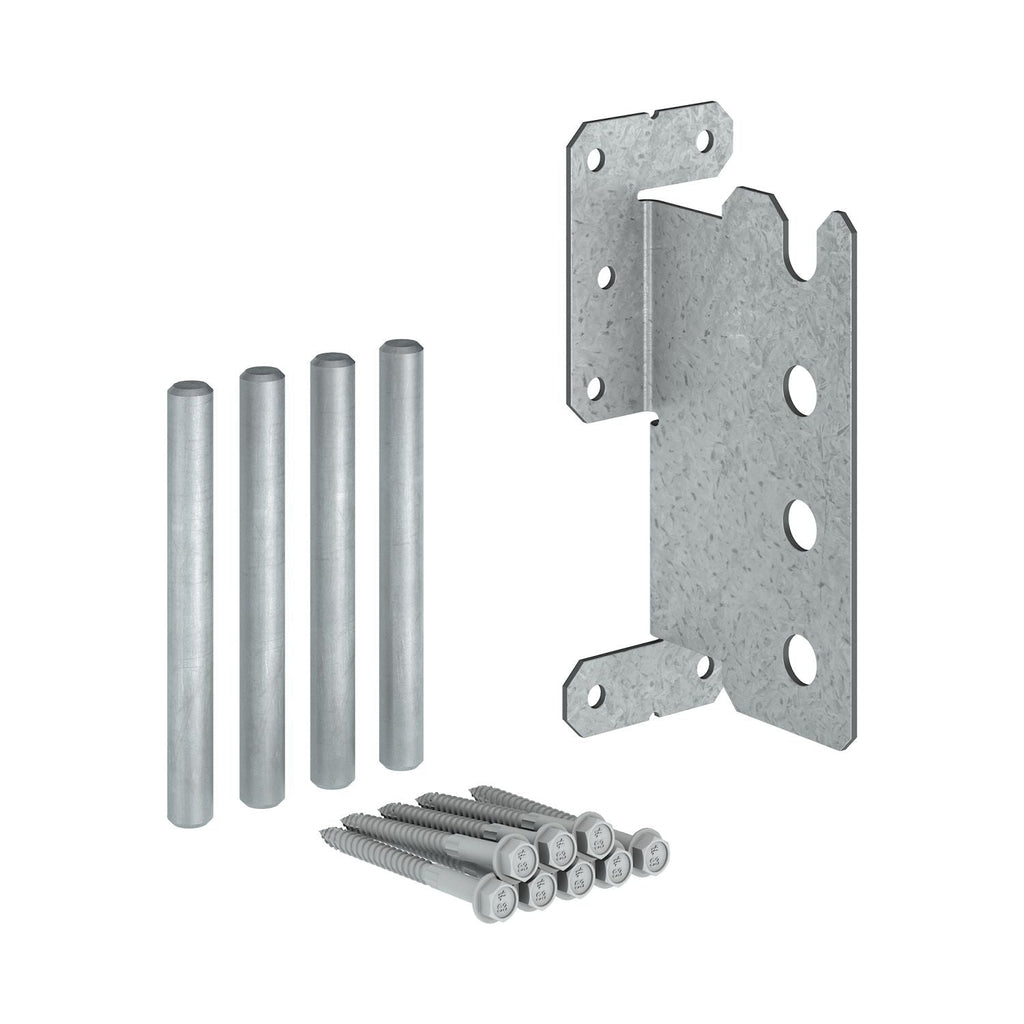 Simpson Strong-Tie CJT4ZL CJTZ 12-Gauge ZMAX Galvanized Concealed Joist Tie with (4) Long Pins