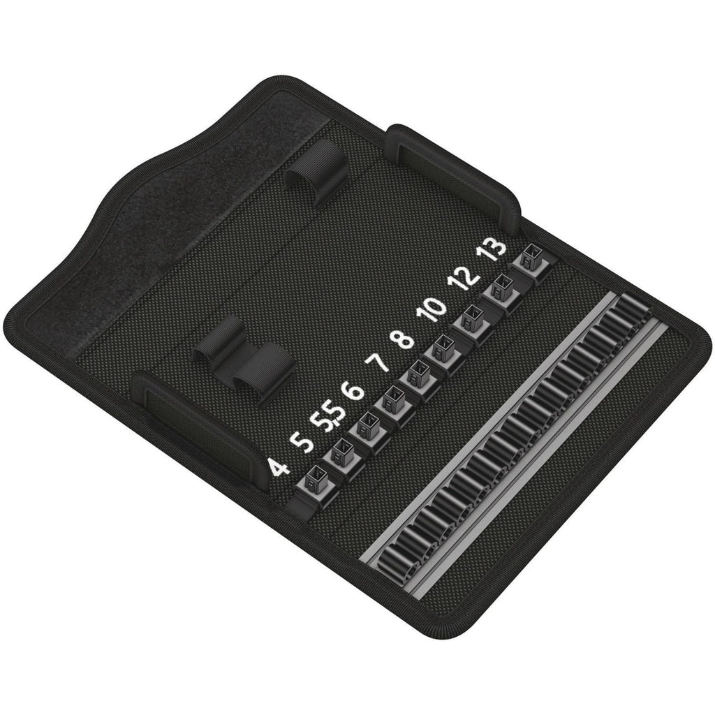 Wera 9417 Textile Box Kraftform Kompakt Zyklop Mini 2, Empty, 180x88x46-mm.