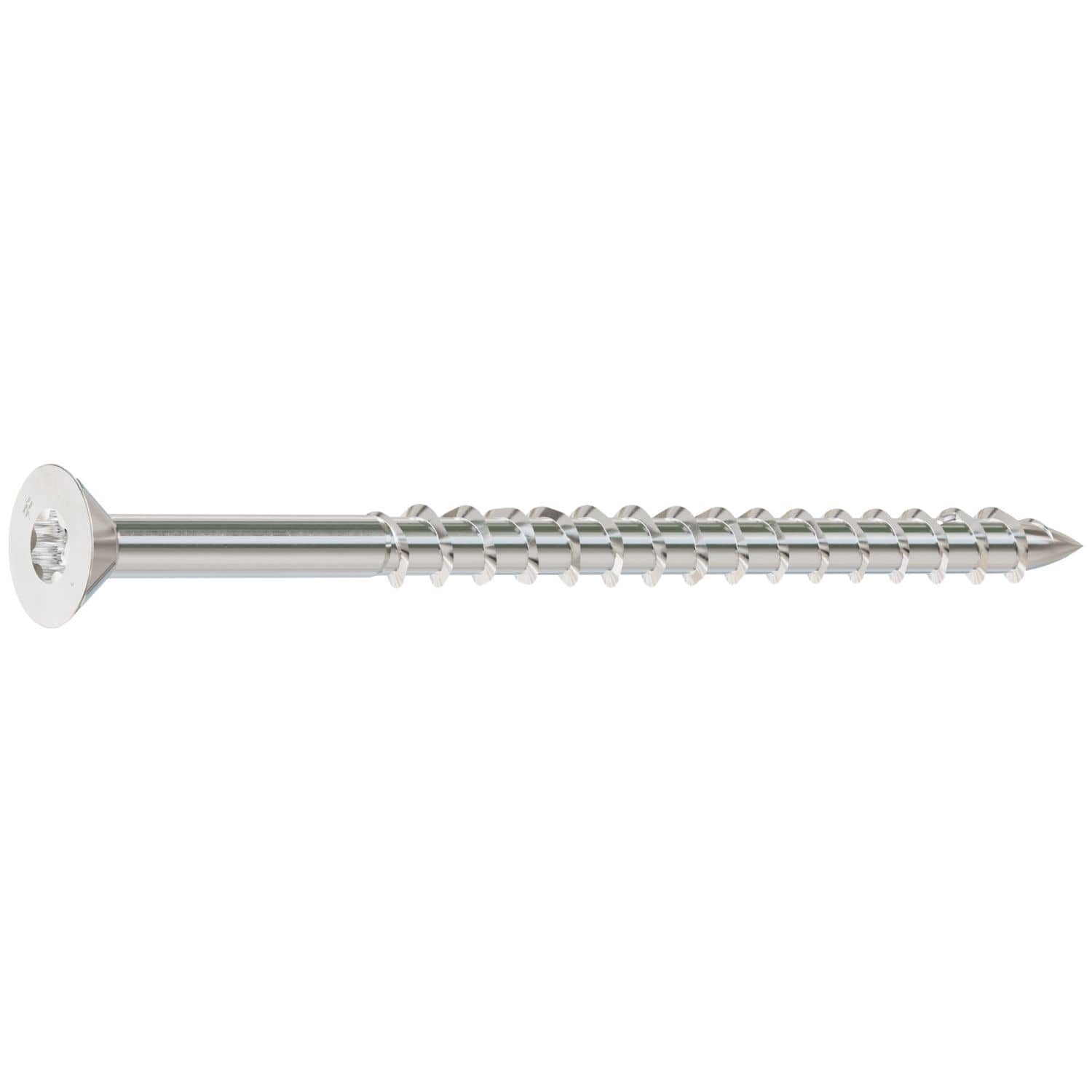 Simpson Strong-Tie T12350WPB Strong-Drive DWP WOOD SS Screw, #12 x 3-1/2-in. T-27, Flat Head, Type 316, 1000-Pack