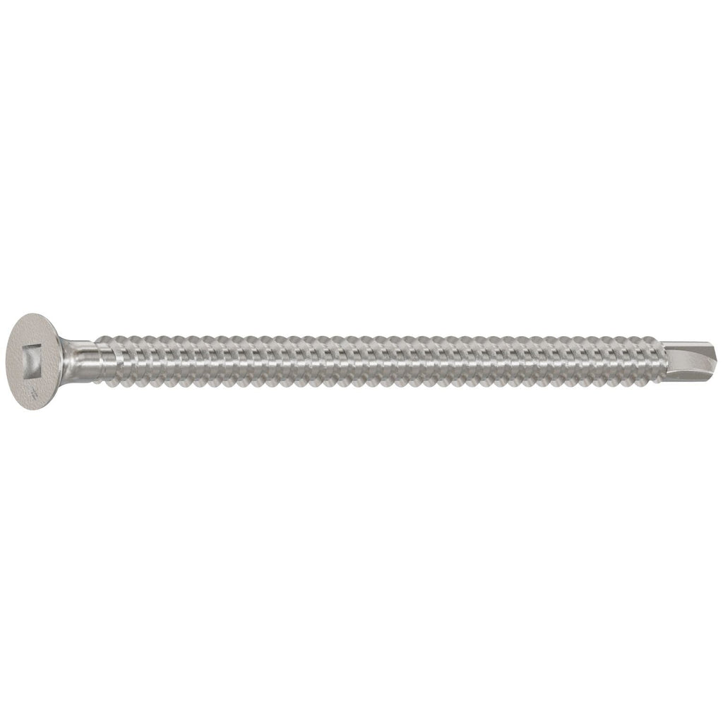 Simpson Strong-Tie F10T300BDB Self-Drilling Bugle-Head Screw, #10 x 3-in. #2 Square Drive, Type 410, 1500-Pack