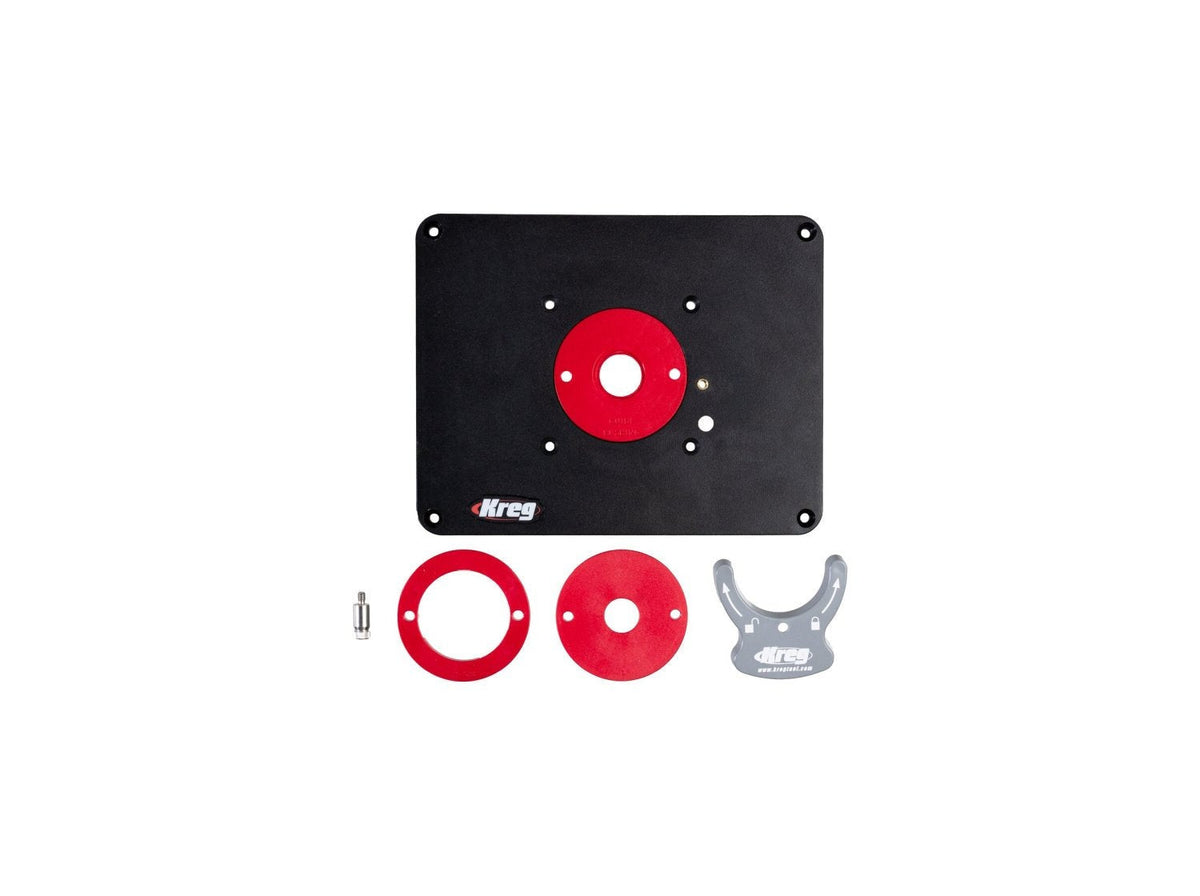 Precision Router Table Insert Plate - Predrilled for Kreg (PRS4040)