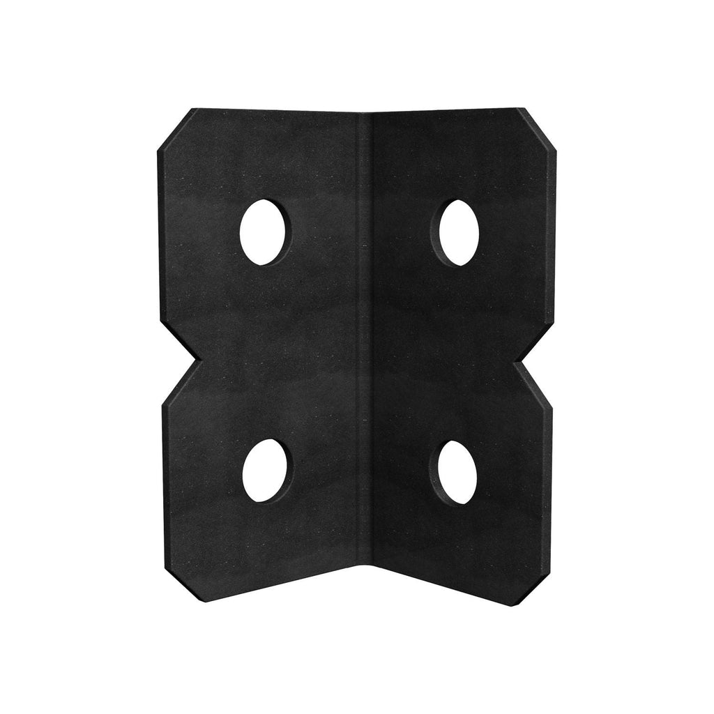 Simpson Strong-Tie OHA36 OHA 3-in. x 6-in. Black Powder-Coated Ornamental Heavy Angle