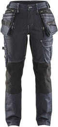 Blaklader 79901141 Women's Craftsman Pant, Navy Blue / Black