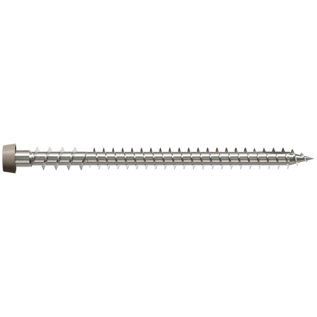 Simpson Strong-Tie DCU234MB305GR01 Deck-Drive DCU COMPOSITE Screw, #10 x 2-3/4-in. T20, Type 305, Gray 01, 1750-Pack
