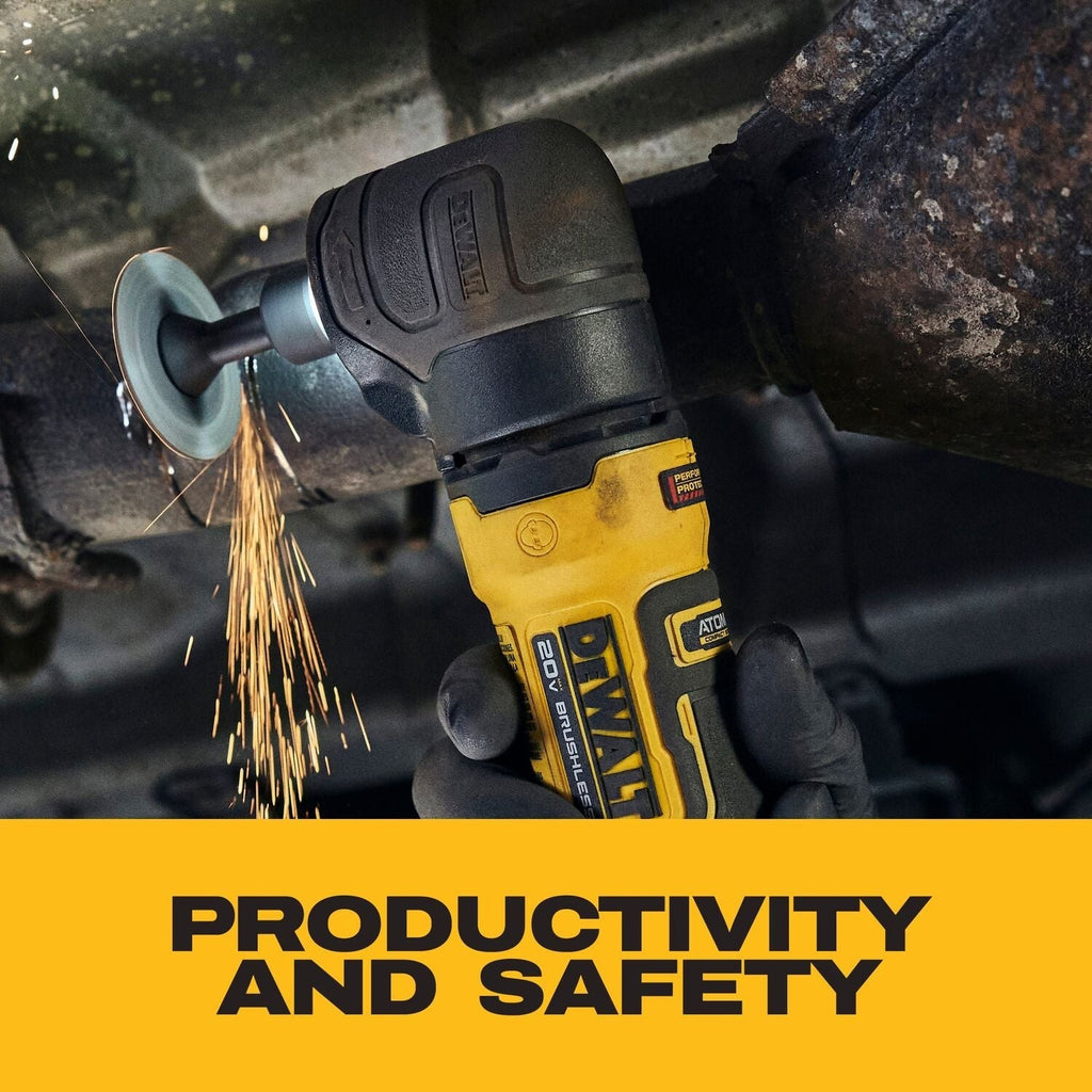 DeWALT DCG422B 20V MAX ATOMIC Right Angle Die Grinder 3.5Ah POWERSTACK Kit