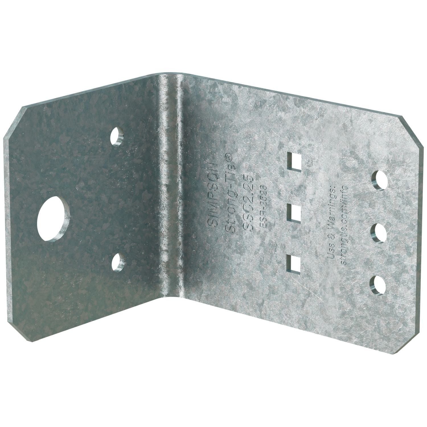 Simpson Strong-Tie SSC2.25-R125 SSC 2-1/4-in. 14-Gauge Galvanized Steel-Stud Clip, 125-Pack