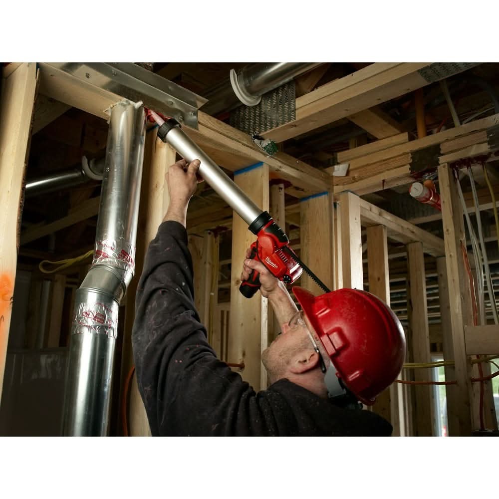 Milwaukee 2442-21 M12 20oz. Aluminum Barrel Sausage Style Caulk and Adhesive Gun Kit