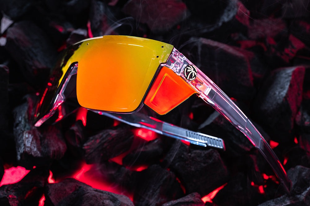 Heat Wave Performance Quatro Vapor Clear Frame Sunblast Lens Z87+ Sunglasses