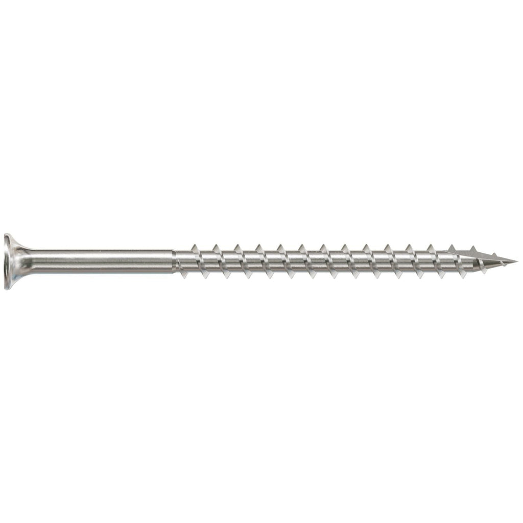 Simpson Strong-Tie T10300DT1 Bugle-Head Wood Screw, 6-Lobe Drive, #10 x 3-in. T25, Type 316, 1-lb.