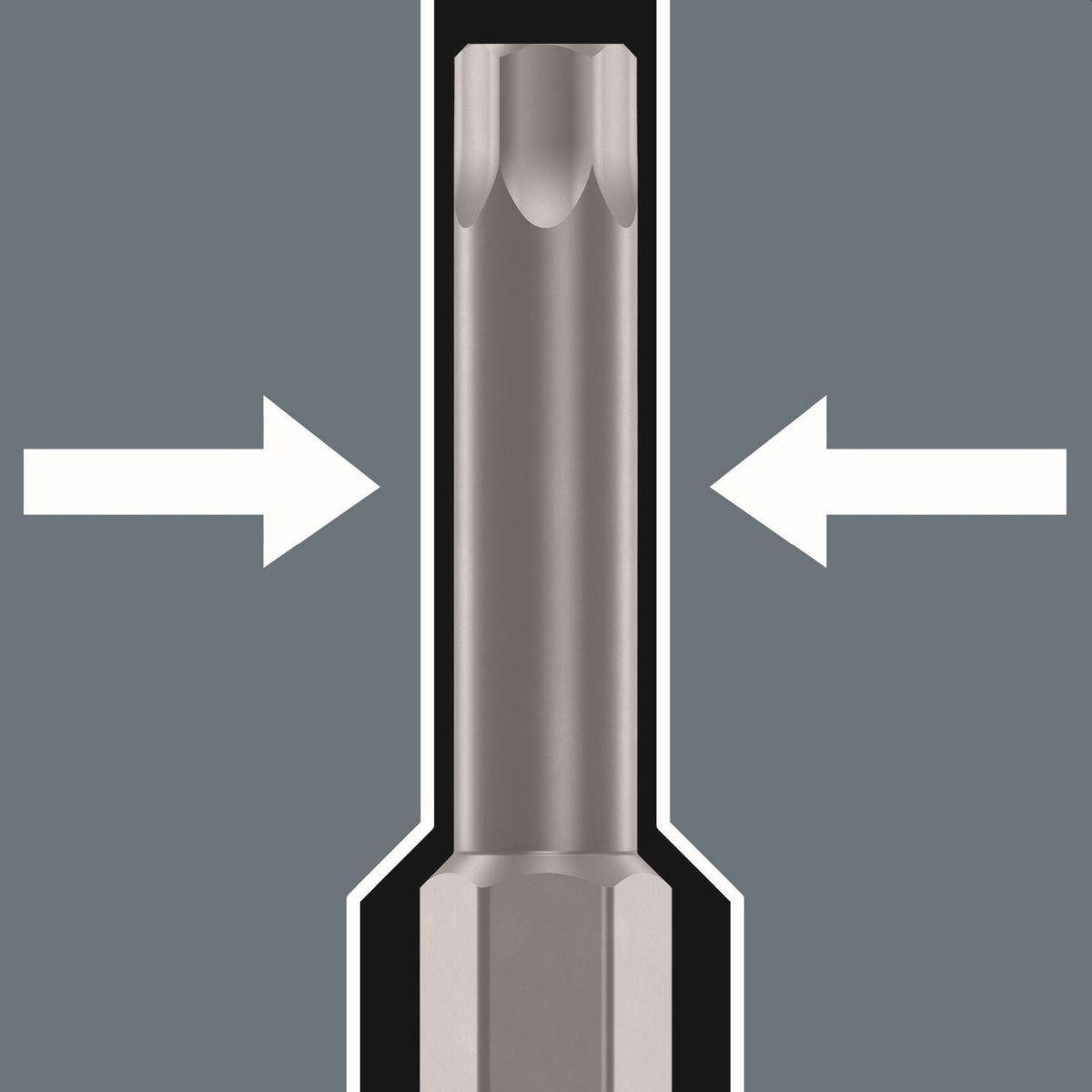 Wera 8740 B Zyklop Bit Socket With 3/8-in. Drive, With Extra Slim Profile Area, 4x107-mm.