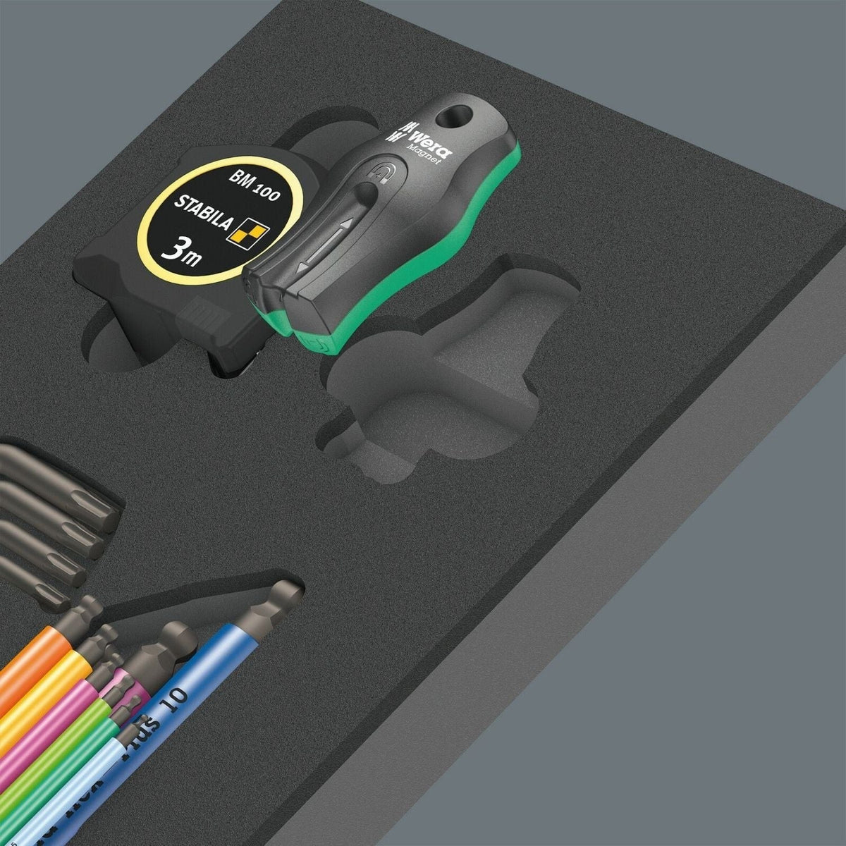 Wera 9740 Foam Insert L-Key Set 1, 20-Pieces