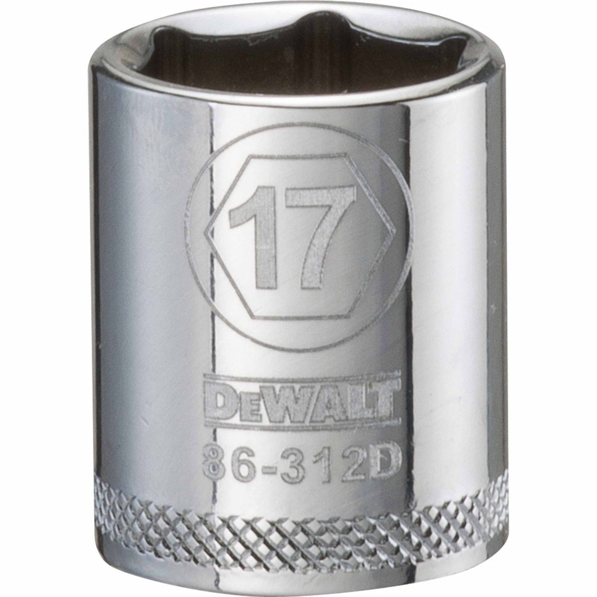 DEWALT 3/8 in. Drive 17 mm 6-Point Mechanics Socket (DWMT86312OSP)