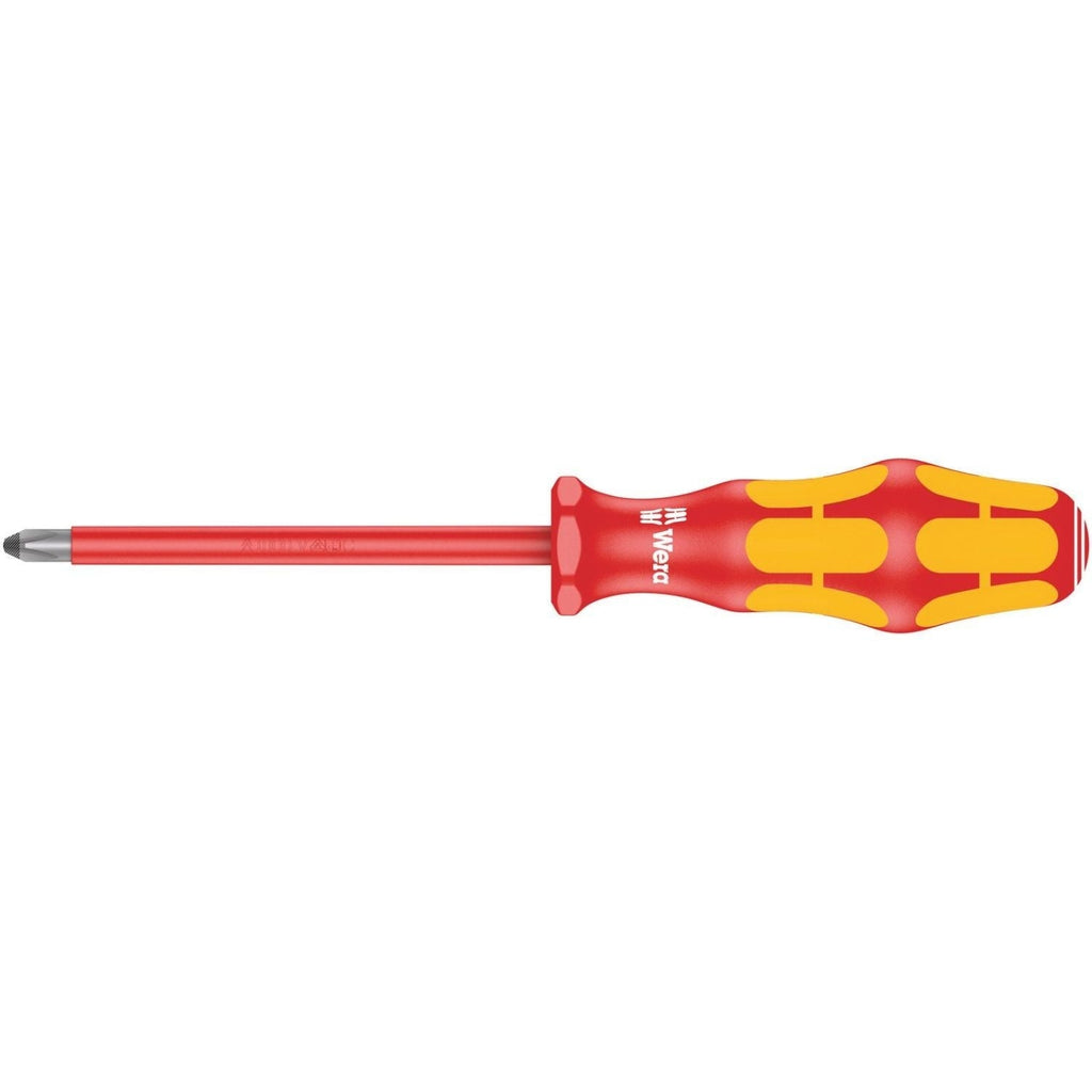 Wera 162 I Ph VDE Insulated Screwdriver For Phillips Screws, Ph 2x100-mm.
