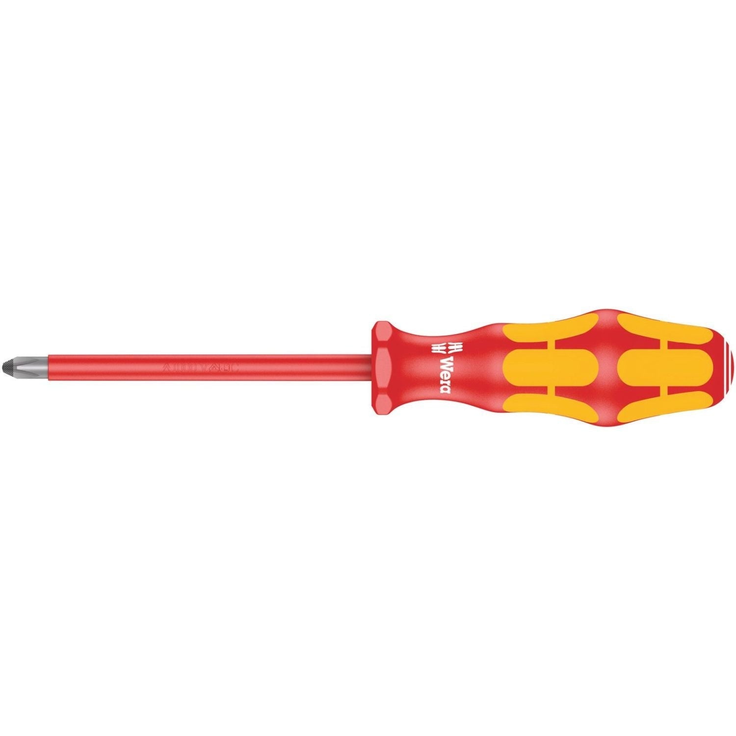 Wera 162 I Ph VDE Insulated Screwdriver For Phillips Screws, Ph 2x100-mm.