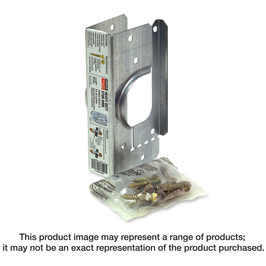Simpson Strong-Tie HSS2-3-SDS3 HSS Galvanized Stud Shoe for Triple 2x, with Strong-Drive SDS Screws