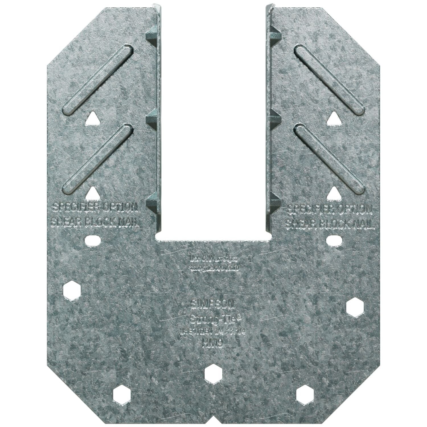 Simpson Strong-Tie HM9KT HM9 18-Gauge Galvanized Hurricane Tie with Screws, 20-Pack