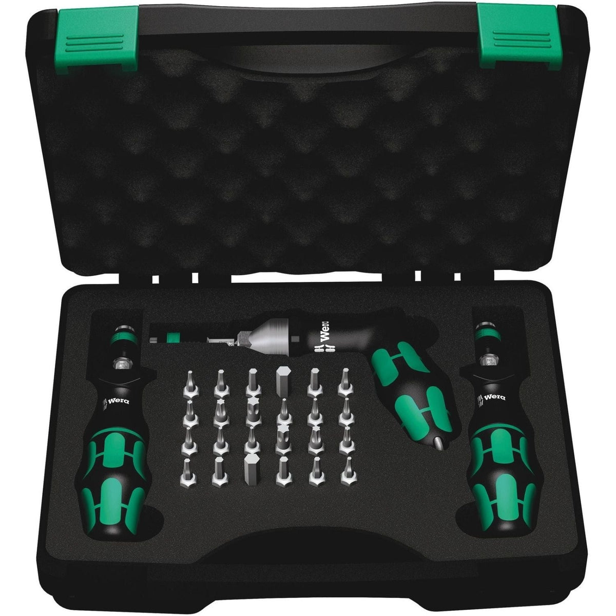 Wera 7440/41/42 Kraftform Torque Screwdriver Set 0.3-6.0 Nm, 27-Pieces
