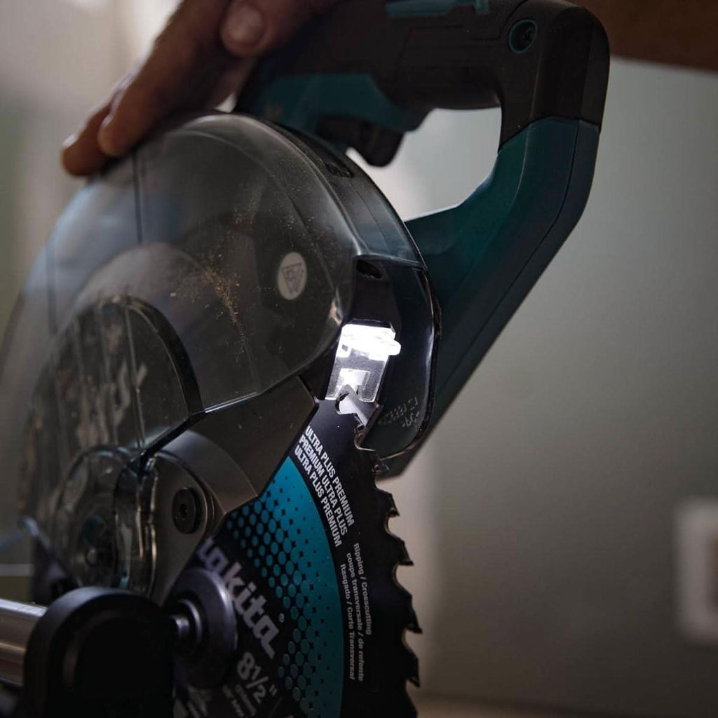Makita GSL02M1 40V max XGT Brushless Cordless 8-1/2" Dual-Bevel Sliding Compound Miter Saw Kit, AWS Capable (4.0Ah)
