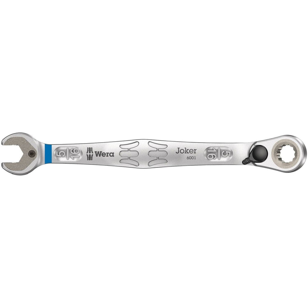 Wera 6001 Joker Switch Ratcheting Combination Wrench, With Switch Lever, Imperial, 5/16-in.x144-mm.