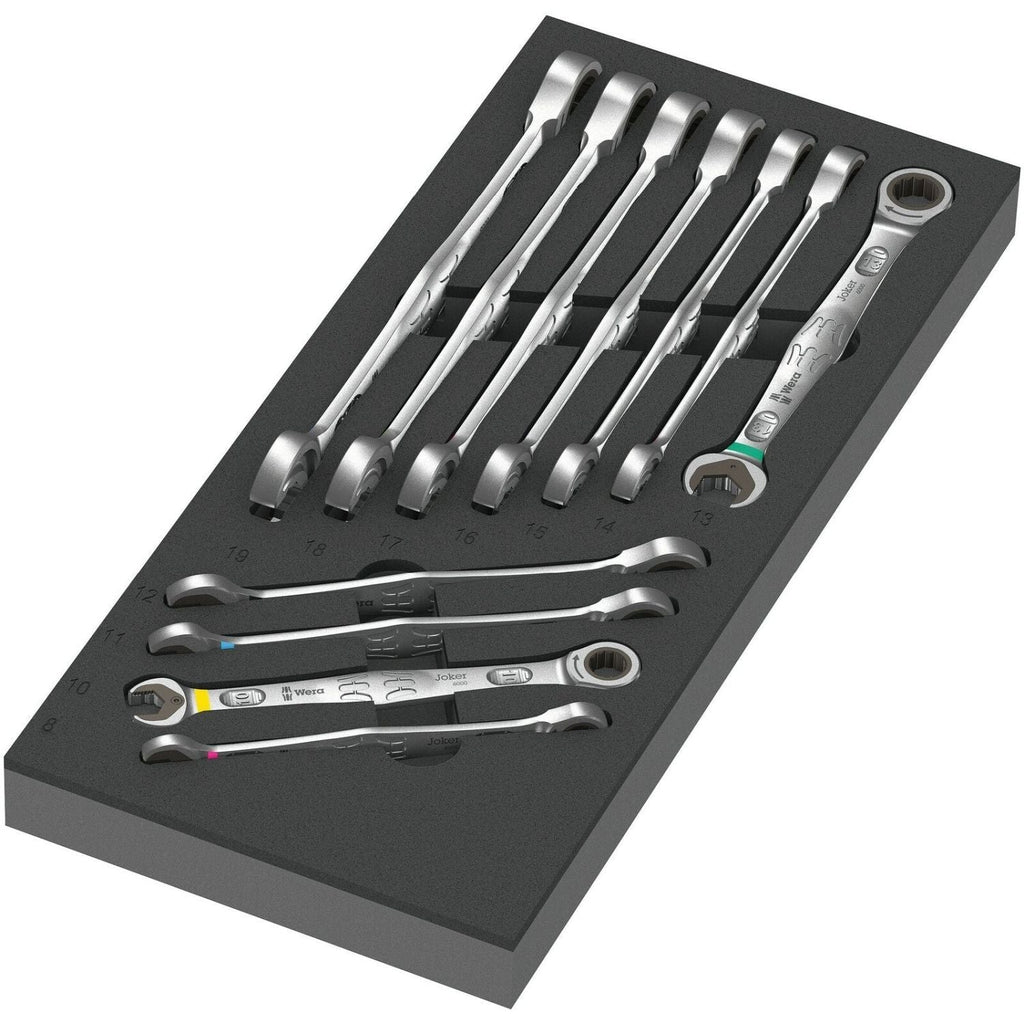 Wera 9730 Foam Insert 6000 Joker Set 1, 11-Pieces