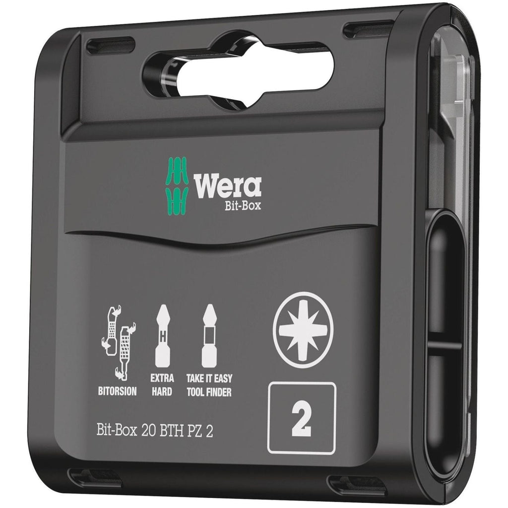 Wera Bit-Box 20 Bth Pz, Pz 2x25-mm., 20-Pieces